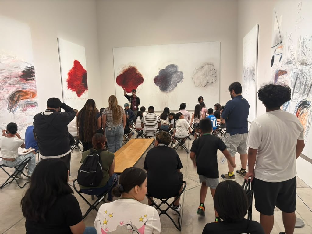 Looking, talking and drawing in the museum galleries.
